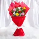 10 Mixed Roses Bouquet