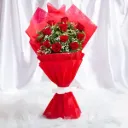 10 Red Roses Bouquet