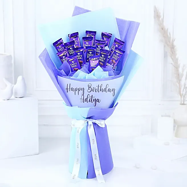Chocolate Bar Birthday Bouquet