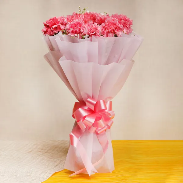Pink Carnations Bouquet