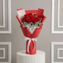 10 Red Roses Bouquet